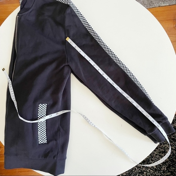 ASOS Cotton Full Zip Sweater Black Men’s Size Medium - Picture 8 of 9